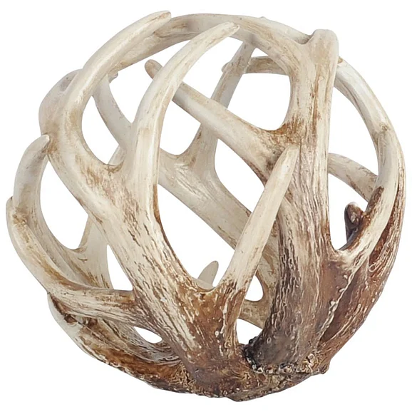 Mercana Ramus II (Large) 7L x 7W Brown Antler Shaped Decorative Orb Ball 57801