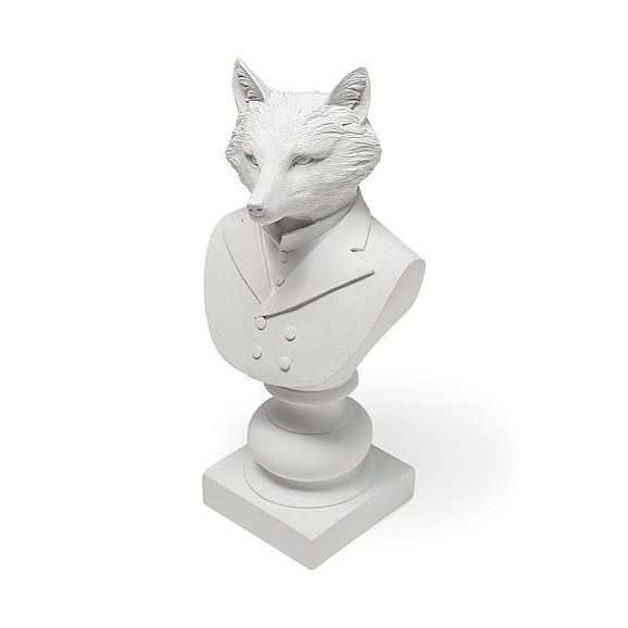 Mercana Murray 6L x 5W White Resin Business Fox 57900