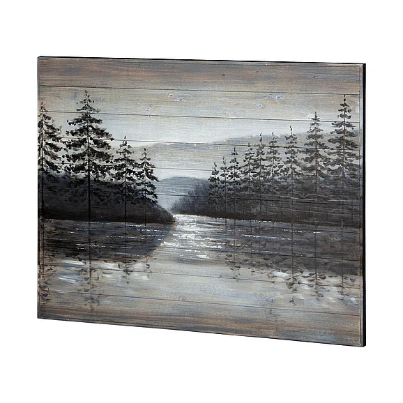Mercana Sunset Narrows 48X36 Original Hand Painted On Wood Oil Painting 67723 PROMO