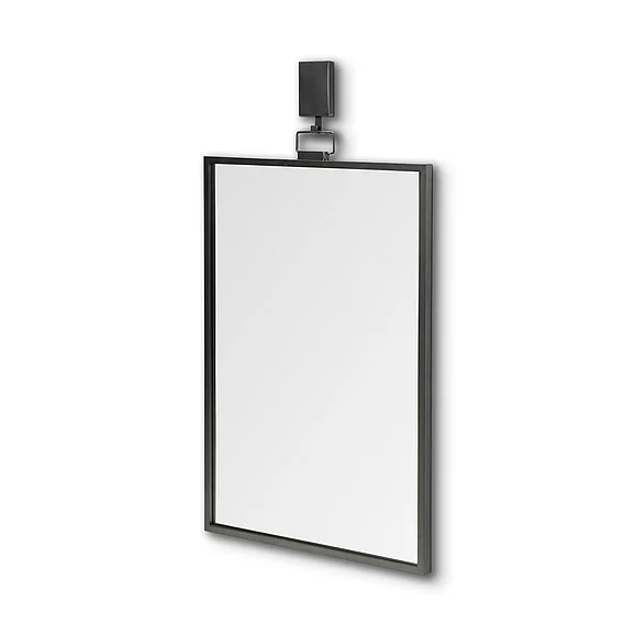 Mercana Grimm 24X43 Rectangular Gray Metal Frame Mirror 68296