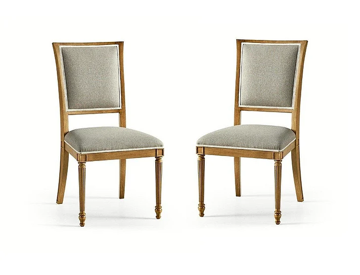 Jonathan Charles Timeless Flare Uph. Side Chair Flared Top in Sun Bleach Cherry 003-2-130-SBC (Set of 2)