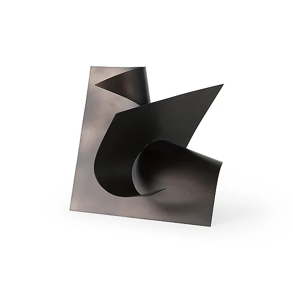 Mercana Francesca 11.8L x 11.8W x 11.8H Black Metal Sculptural Decorative Object 69167 CLOSEOUT