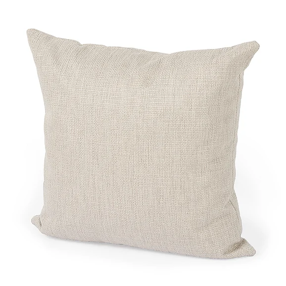 Mercana Valence Beige Throw Pillow Sectional Piece 69115 CLOSEOUT