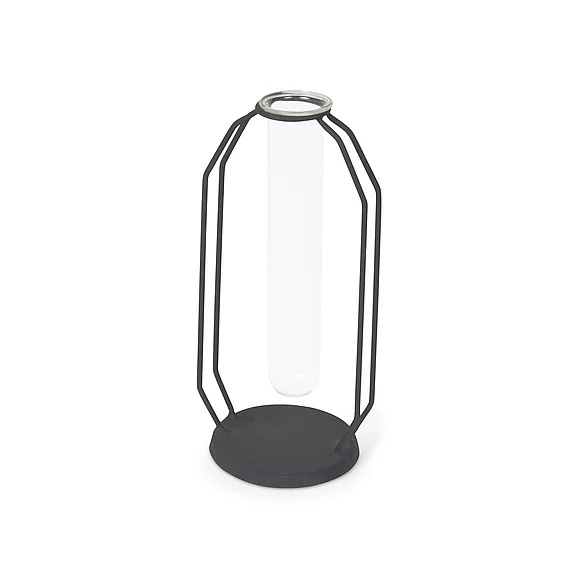 Mercana Aria 4.3L x 3.9W x 9.6H Metal and Glass Decorative Accent 69780 PROMO