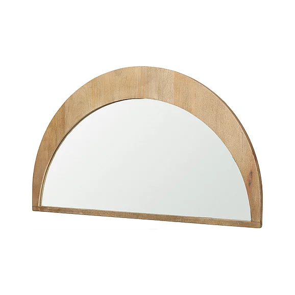 Mercana Celeste Light Brown Wood Small Mirror 70141 PROMO