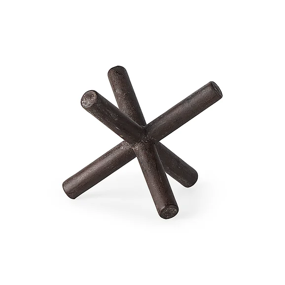 Mercana Astericks III (Small) 6L x 6W Brown Metal Decor Object 67202