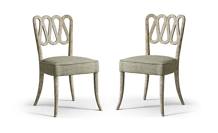 Jonathan Charles William Yeoward Ampney Side Chair in Greyed Oak (Set of 2) 007-2-181-WGO