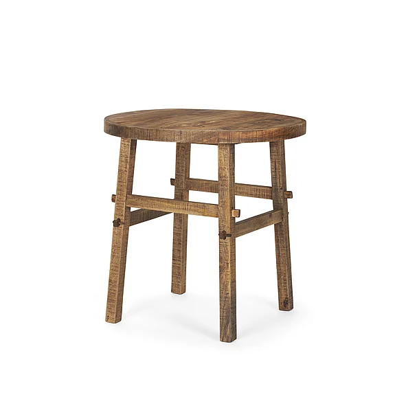 Mercana Rosie Large Brown Wood End Table 70495 PROMO