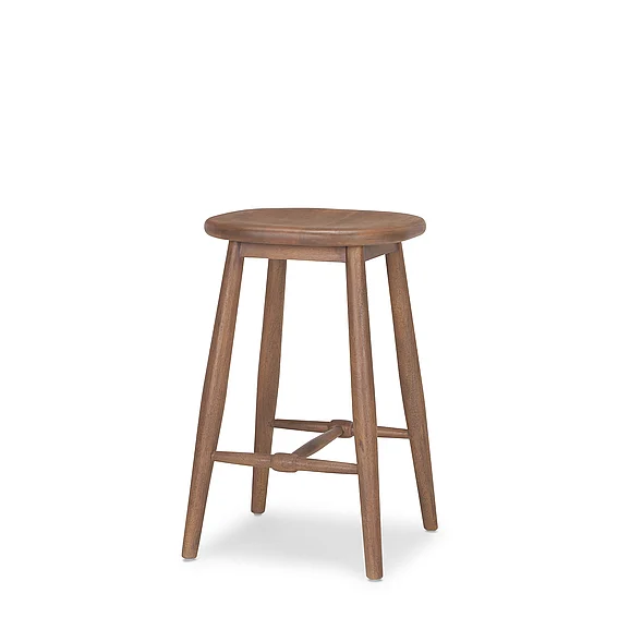 Mercana Ernest Medium Brown Wood Counter Stool 70590 CLOSEOUT