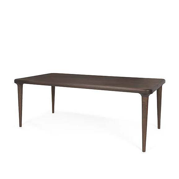 Mercana Suvan 84L Medium Dark Brown Rectangular Wood Dining Table 70871-AB