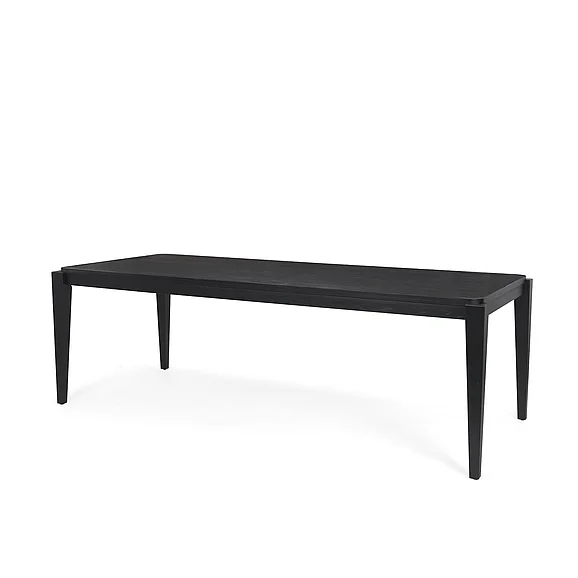 Mercana Teva Black Wood Rectangular 92" Dining Table 70862 PROMO