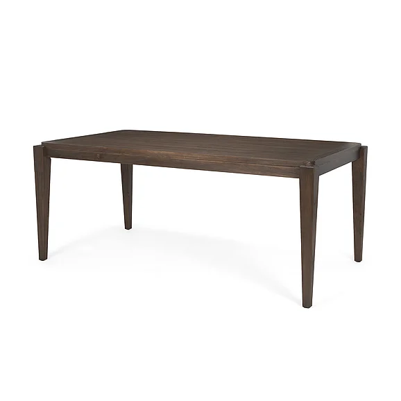 Mercana Teva Dark Brown Wood Rectangular 72" Dining Table 70863