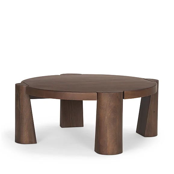 Mercana Tammar Round Wood w/ Tapered Legs Coffee Table 70842-AB