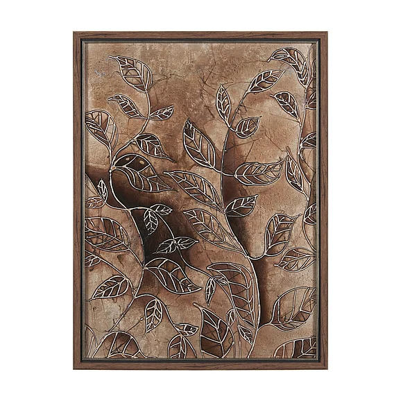 Mercana Bronze Beauty I by Studio M a handmade Original Framed 3D Textured Artwork 15741