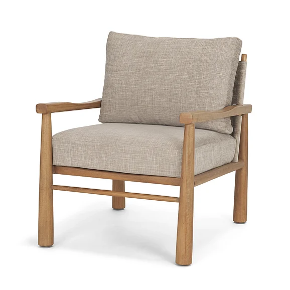 Mercana Witton Gray Fabric Slingback Backrest Accent Lounge Chair 71177