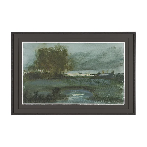 Mercana Dusks Shadow by Mercana Studio Hand Embelished Framed Artwork Matted under Glass 15940