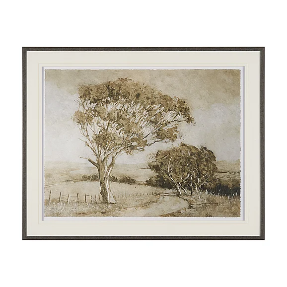 Mercana Timeless Vista I by Mercana Studio Textured Framed Artwork Matted under Glass 15969