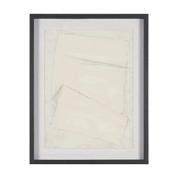 Mercana Linen Folds I by Mercana Studio Handmade Original Framed Artwork Matted under Glass 16005