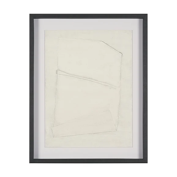 Mercana Linen Folds II by Mercana Studio Handmade Original Framed Artwork Matted under Glass 16006