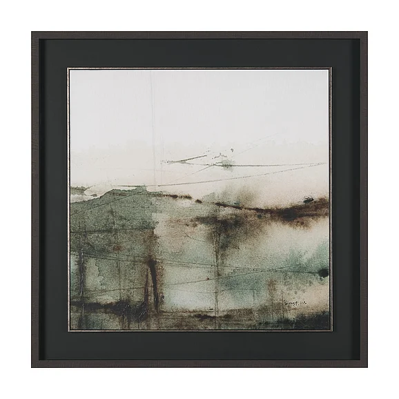 Mercana Watercolor Dreamscape II by Mercana Studio Hand Embelished Framed Artwork Matted under Glass 16009