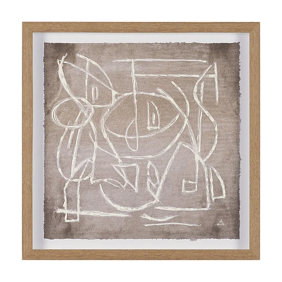Mercana Obscure I by Mercana Studio Hand Embelished Framed Artwork Matted under Glass 16030