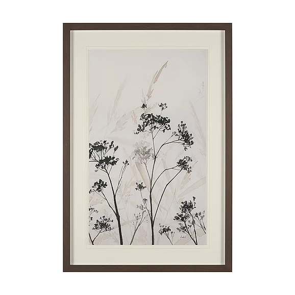 Mercana Meadow R by Mercana Studio Hand Embelished Textured Framed Artwork Matted under Glass 16043