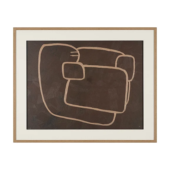 Mercana Fusion II by Mercana Studio Hand Embelished Textured Framed Artwork Matted under Glass 16045
