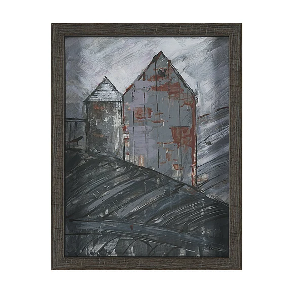 Mercana Community 1B by Mercana Studio Framed Artwork Matted under Glass 16091