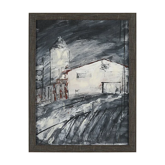 Mercana Community 2C by Mercana Studio Hand-Embellished Textured Framed Artwork Matted 16096