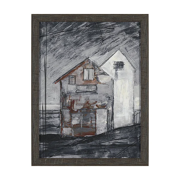 Mercana Community 3D by Mercana Studio Hand-Embellished Textured Framed Artwork Matted 16101
