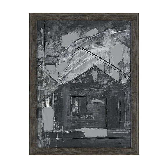 Mercana Community 4A by Mercana Studio Hand-Embellished Textured Framed Artwork Matted 16102