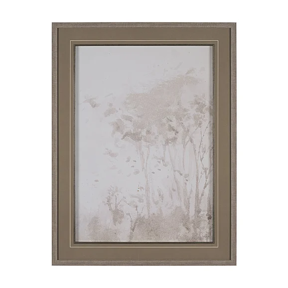 Mercana Quiet Canopy III by Mercana Studio Hand-Embellished Framed Artwork Matted under Glass 16057