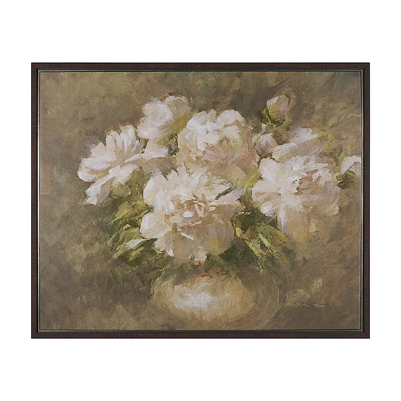Mercana Full Bloom by Mercana Studio Hand-Embellished Textured Framed Canvas Artwork 102753-FL