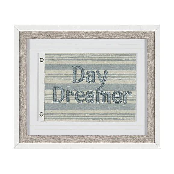 Mercana Day Dreamer by Mercana Studio Hand-Embellished Textured Framed Artwork Matted under Glass 16072