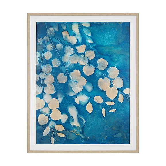 Mercana Rainy Day by Liz St. Andre Hand-Embellished Textured Framed Artwork Matted under Glass 16136