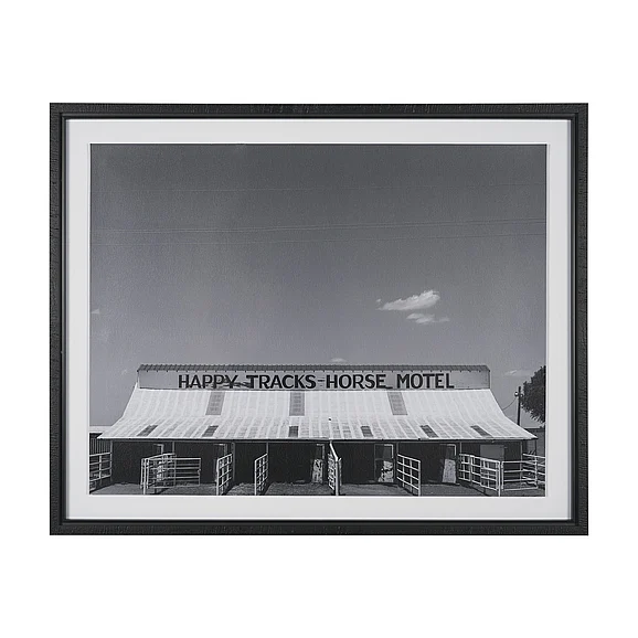 Mercana Horse Motel by Bethany Young Textured FramedPhoto Print Matted under Glass 16154