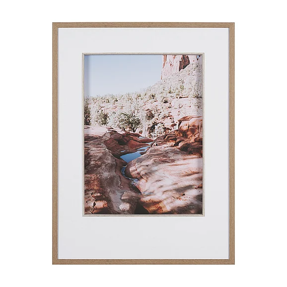 Mercana Sandstone in Sedona by Kelly Frere FramedPhoto Print Matted under Glass 16066