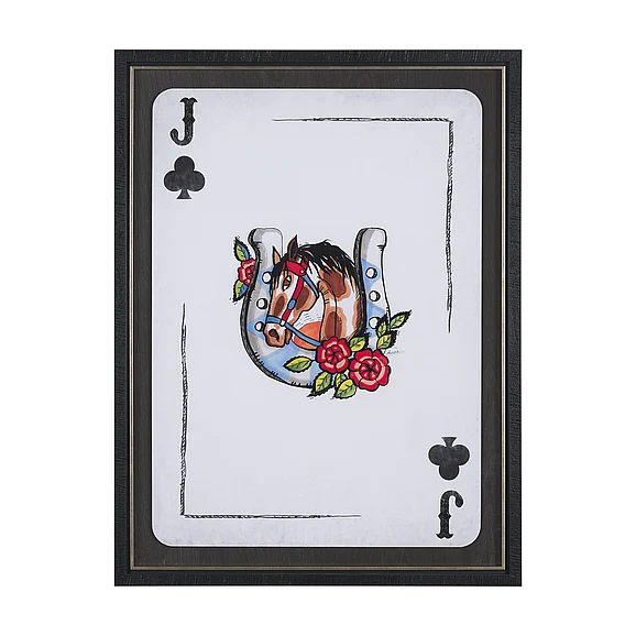 Mercana Wild West III by Mercana Studio Hand-Embellished Framed Artwork Matted under Glass 16111