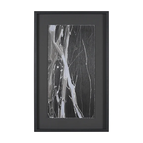 Mercana Stratum III by Natalia Boychenko-Tariq Hand-Embellished Textured Framed Artwork Matted under Glass 16118