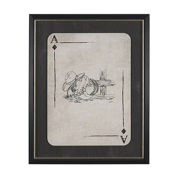 Mercana Aces Wild IV by Mercana Studio Textured Framed Artwork Matted under Glass 16122