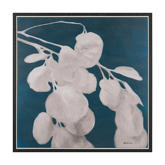 Mercana Eucalyptus I by Julianne Marcoux Hand-Embellished Textured Framed Canvas Artwork 102777-FL