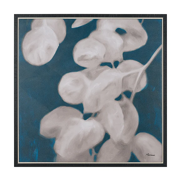 Mercana Eucalyptus II by Julianne Marcoux Hand-Embellished Textured Framed Canvas Artwork 102778-FL