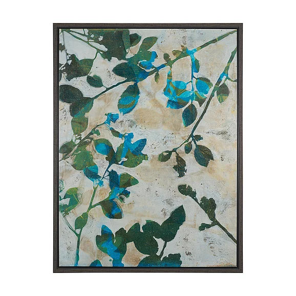 Mercana In The Moment by Liz St. Andre Hand-Embellished Textured Framed Canvas Artwork 102780-FL