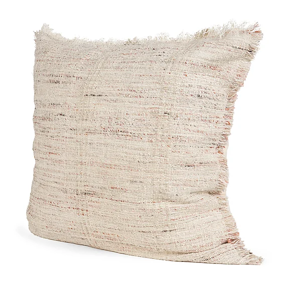 Mercana Fraye 22x22 Square Oatmeal Multi-Tone Blend Decorative Pillow Cover 71442