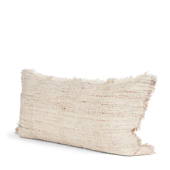 Mercana Fraye 14x26 Oatmeal Multi-Tone Blend Decorative Pillow Cover 71443