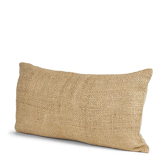 Mercana Lowen 14x26 Lumbar Gold Woven Decorative Pillow 71471