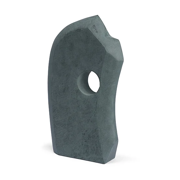 Mercana Carico Sculptural Gray Marble Decorative Object 71487