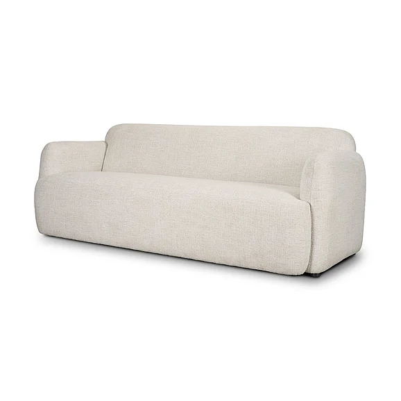 Mercana Saga Cream Fabric 3 Seater Sofa 71571