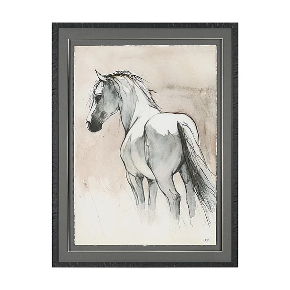 Mercana Elegant Beauties I by Mercana Studio Hand-Embellished Framed Artwork Matted under Glass 16182
