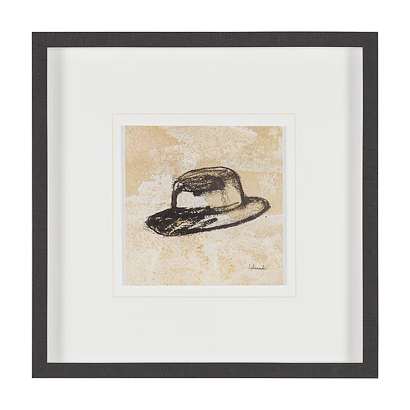 Mercana Campaign by Mercana Studio Hand-Embellished Textured Framed Artwork Matted under Glass 16220